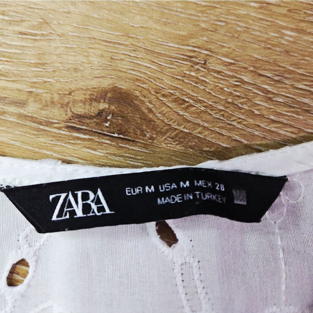 Zara White Eyelet Ruffle Ensemble - Picture 7 of 7